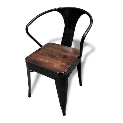 SILLA BOLTON YORK CON ASIENTO DE MADERA