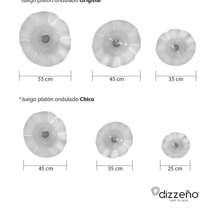 JGO PLATÓN ONDULADO AGUAMARINA AQUA