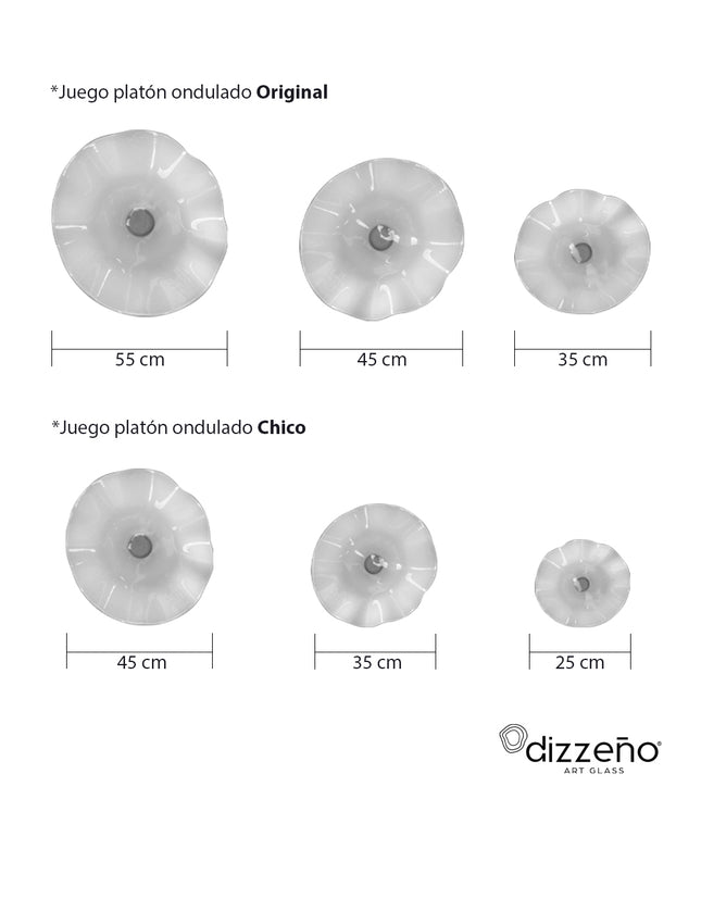 JGO PLATÓN ONDULADO AGUAMARINA AQUA