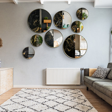 SET TANGENTES RESINA + ESPEJO 8 PZAS