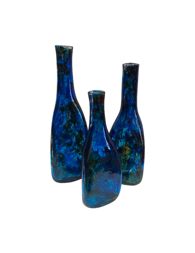 SET JARRONES TRIANGULAR 3 PZAS