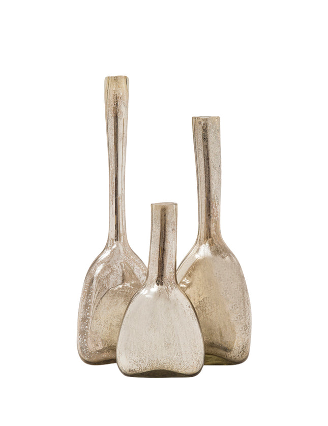 SET JARRONES TRIANGULAR 3 PZAS