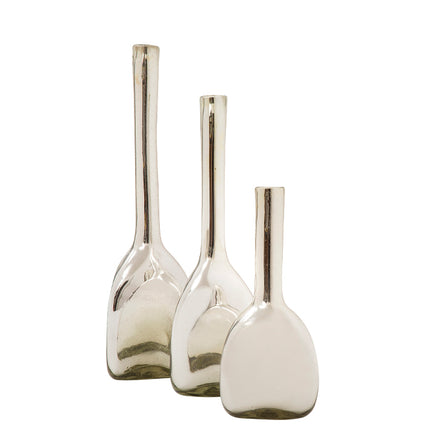 SET JARRONES TRIANGULAR 3 PZAS