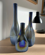 SET JARRONES TRIANGULAR LUSTRE 3 PZAS