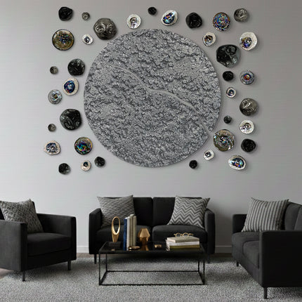 SET UNIVERSO RAFAELLO NEGRO MERCURIO 37 PZAS