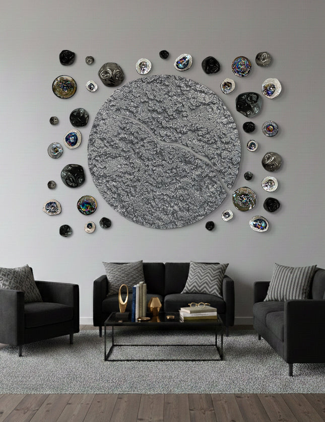 SET UNIVERSO RAFAELLO NEGRO MERCURIO 37 PZAS