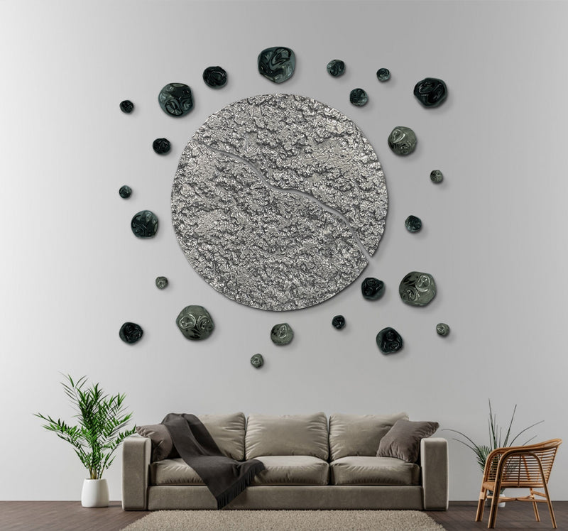 SET UNIVERSO RAFAELLO 25 PZAS NEGRO MERCURIO