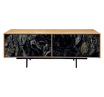 CREDENZA DE PAROTA "VENETTI" ARK NOCHE PLATEADA CON ORO