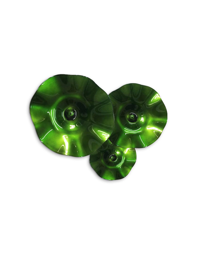 JGO PLATÓN ONDULADO VERDE SÓLIDO