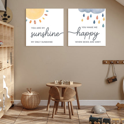 SET DE CUADROS MY SUNSHINE 2 PZAS