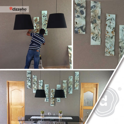 SET TIRAS BAMBOO HUESO STA CRUZ 9 PZ