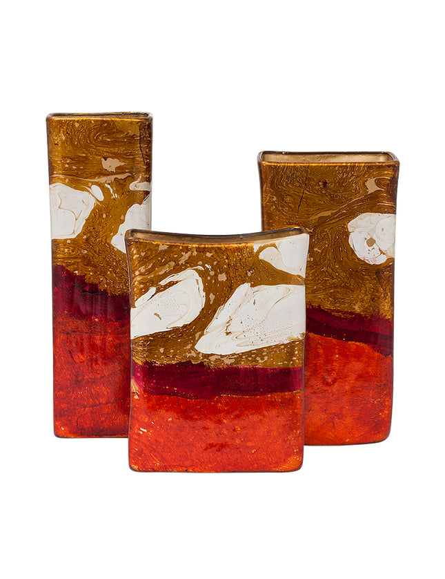 SET JARRONES RECTANGULAR 3 PZAS