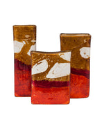 SET JARRONES RECTANGULAR 3 PZAS