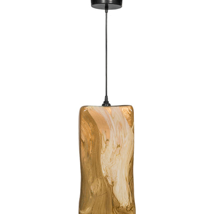 LÁMPARA RECTANGULAR COLGANTE ARK CHOCOLATE