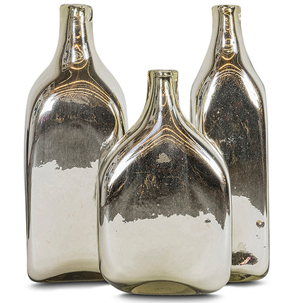 JGO JARRÓN TRIANGULAR RECTANGULAR T. ESPEJO 3 PZAS